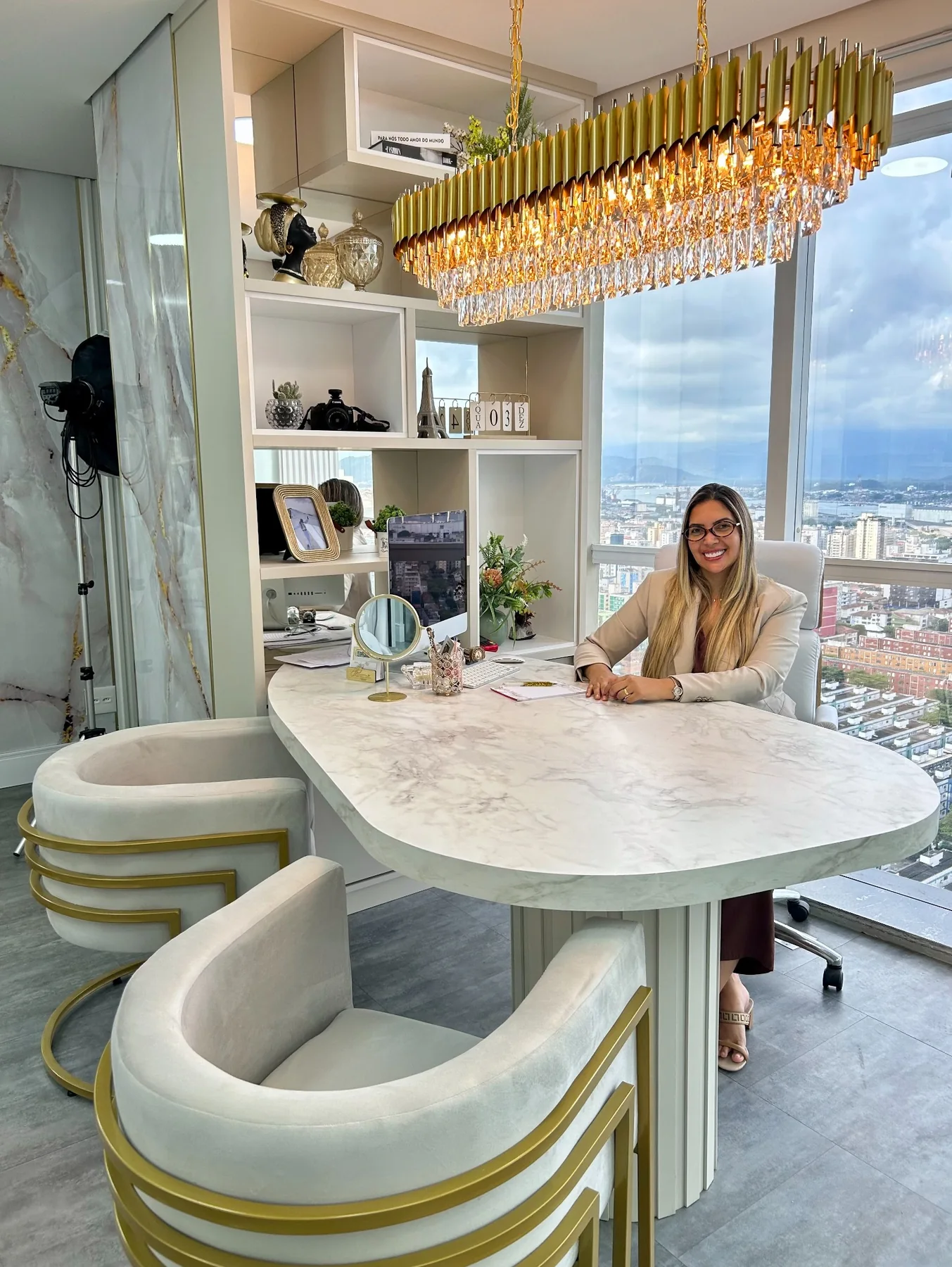 Ambiente da Clínica Dra. Joalla Rocha no Praiamar Corporate